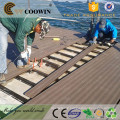 anti-fire wpc exterior decking floor wood plastic